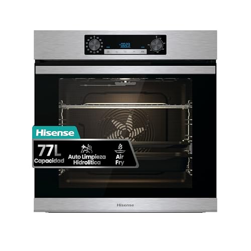 Hisense BSA65226AX Horno Multifunción con Vapor + Función Freidora de Aire sin Aceite