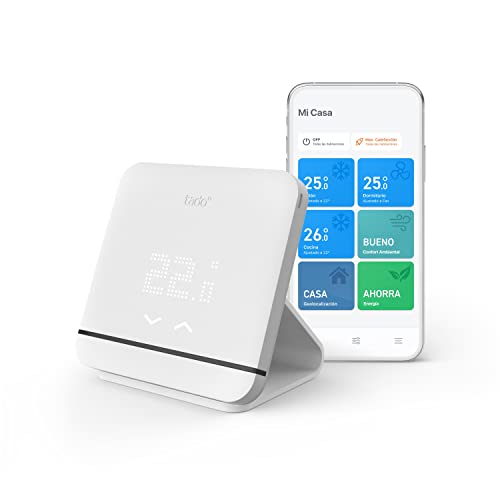 tado° Mando Aire Acondicionado Universal Inteligente V3+ con Base, Control Digital App, Ahorra energía, fácil instalación, Compatible con Dispositivos Alexa, Siri y Google Assistant