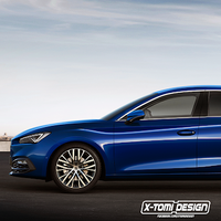 Este hipotético SEAT Toledo se basa en un SEAT León berlina que quizá nunca veamos hecho realidad