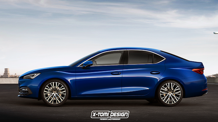 Este hipotético SEAT Toledo se basa en un SEAT León berlina que quizá nunca veamos hecho realidad