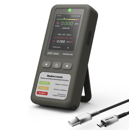 Medidor de radón
