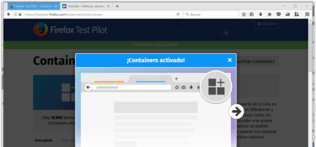 Prueba el nuevo experimento de Firefox Test Pilot para abrir páginas en contenedores separados
