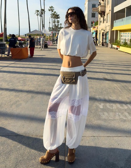 Pantalones Encaje Tendencia Primavera Ligeros Comodos Elasticos