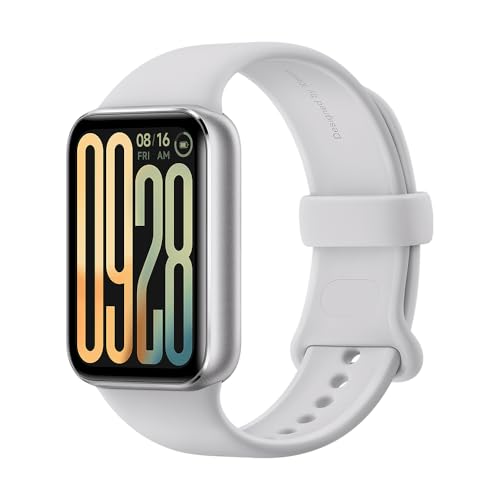 XIAOMI Smart Band 9 Pro - Pulsera de Actividad, autonomía de hasta 21 días, Pantalla AMOLED de 1,74" con tasa de refresco de 60 Hz, 5ATM, App Mi Fitness, Plata (Versión ES)