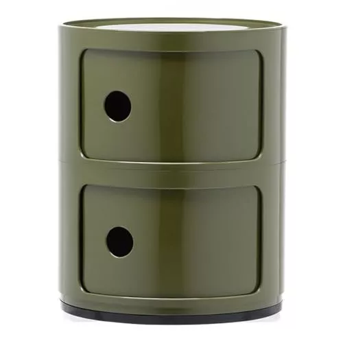 Kartell - Sistema modular, ABS, Verde, 32 x 32 x 40 cm