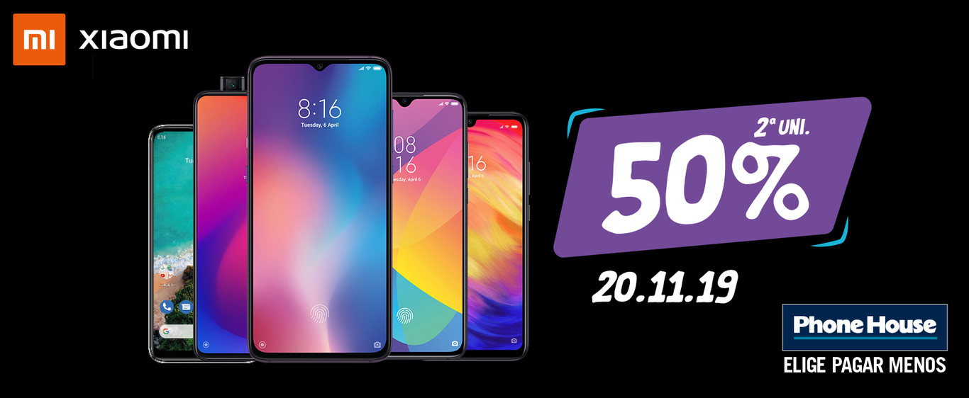 Adelanto al Black Friday en Phone House: la 2ª unidad de Xiaomi con el 50% de descuento