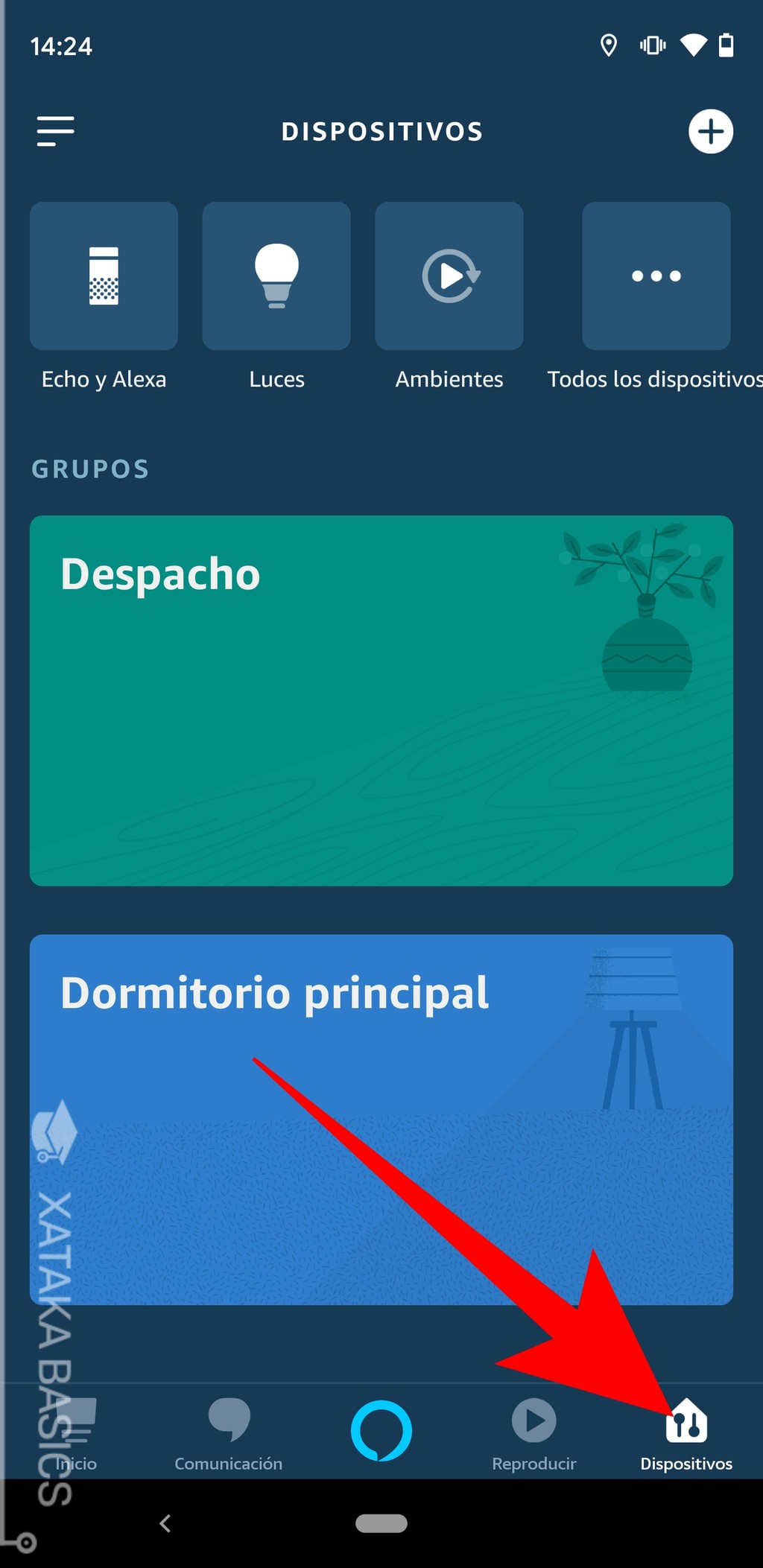 luz alexa amarilla