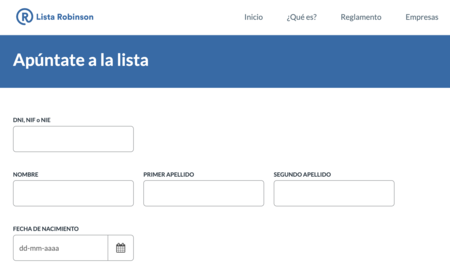 Apuntarte a la Lista Robinson te ayudará a recibir menos llamadas de SPAM