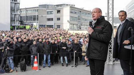 High Uwe Huck Oliver Blume L R Zuffenhausen 2019 Porsche Ag