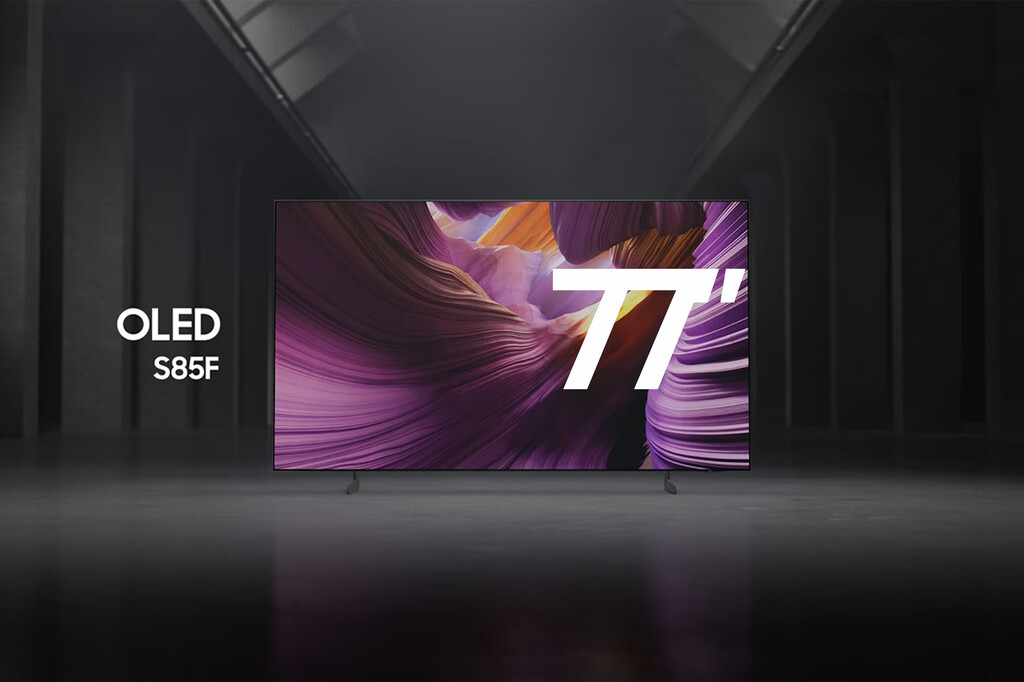 Para conseguir un OLED así de bestia por poco dinero tendrás que darte prisa: la Samsung S85F de 77", ahora en liquidación 