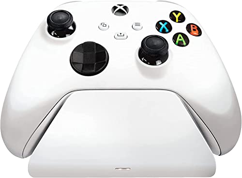 Razer Universal Quick Charging Stand (Robot White) - Soporte de carga rápida para mandos de Xbox (carga rápida, compatibilidad universal para mandos nuevos y antiguos) Blanco