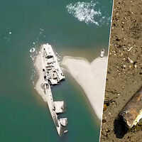 La mayor sequía que ha sufrido el Danubio ha hecho que “salgan a flote” más de 200 barcos de la Segunda Guerra Mundial