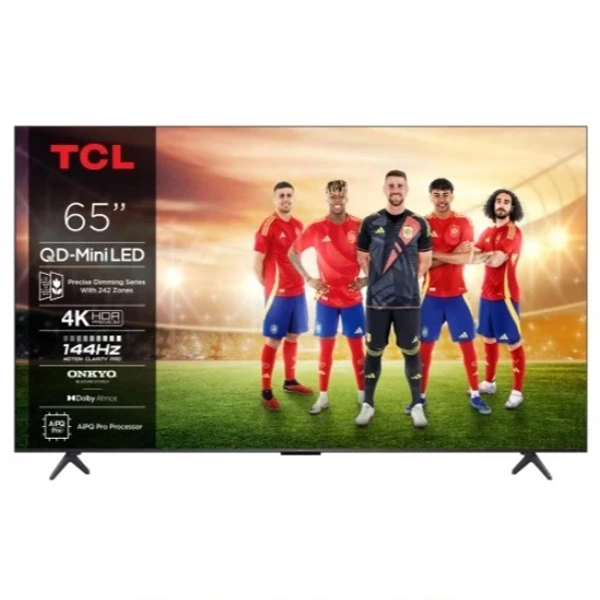 TV TCL 65C61K 65" (165,1 cm), MiniLED, 4K UHD, 144 Hz, Procesador AiPQ Pro, Smart TV, Quantum Dot
