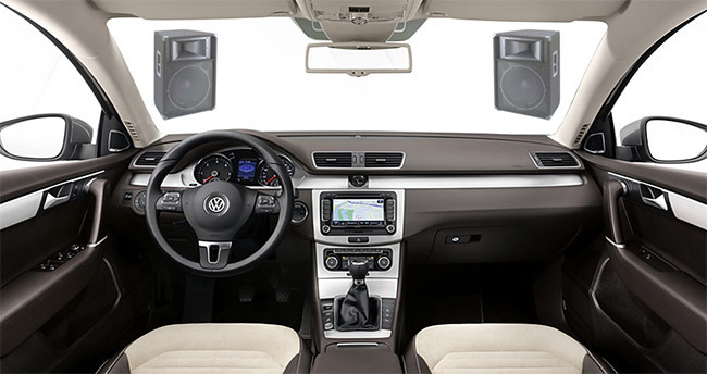 Equipo de sonido en Volkswagen Passat
