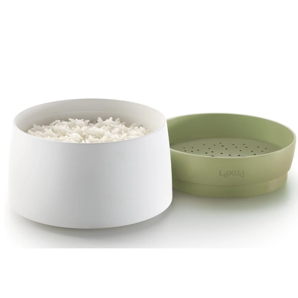 Lékué Recipiente especial para cocinar Quinoa, Arroces y Cereales en microondas