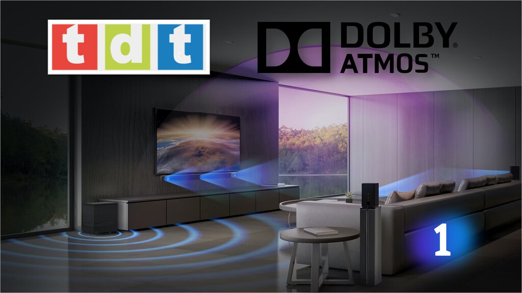El sonido Dolby Atmos llega a la TDT española: además de 4K y HDR, La 1 UHD emitirá su programación con este sistema de audio