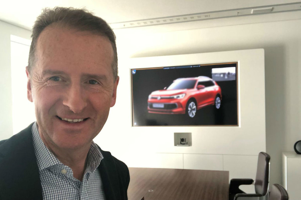 El CEO de Volkswagen parece haber filtrado el nuevo Tiguan, pero nadie entiende por qué