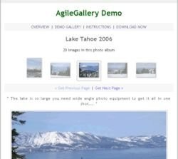 Agile Gallery, galería fotográfica web para Picasa