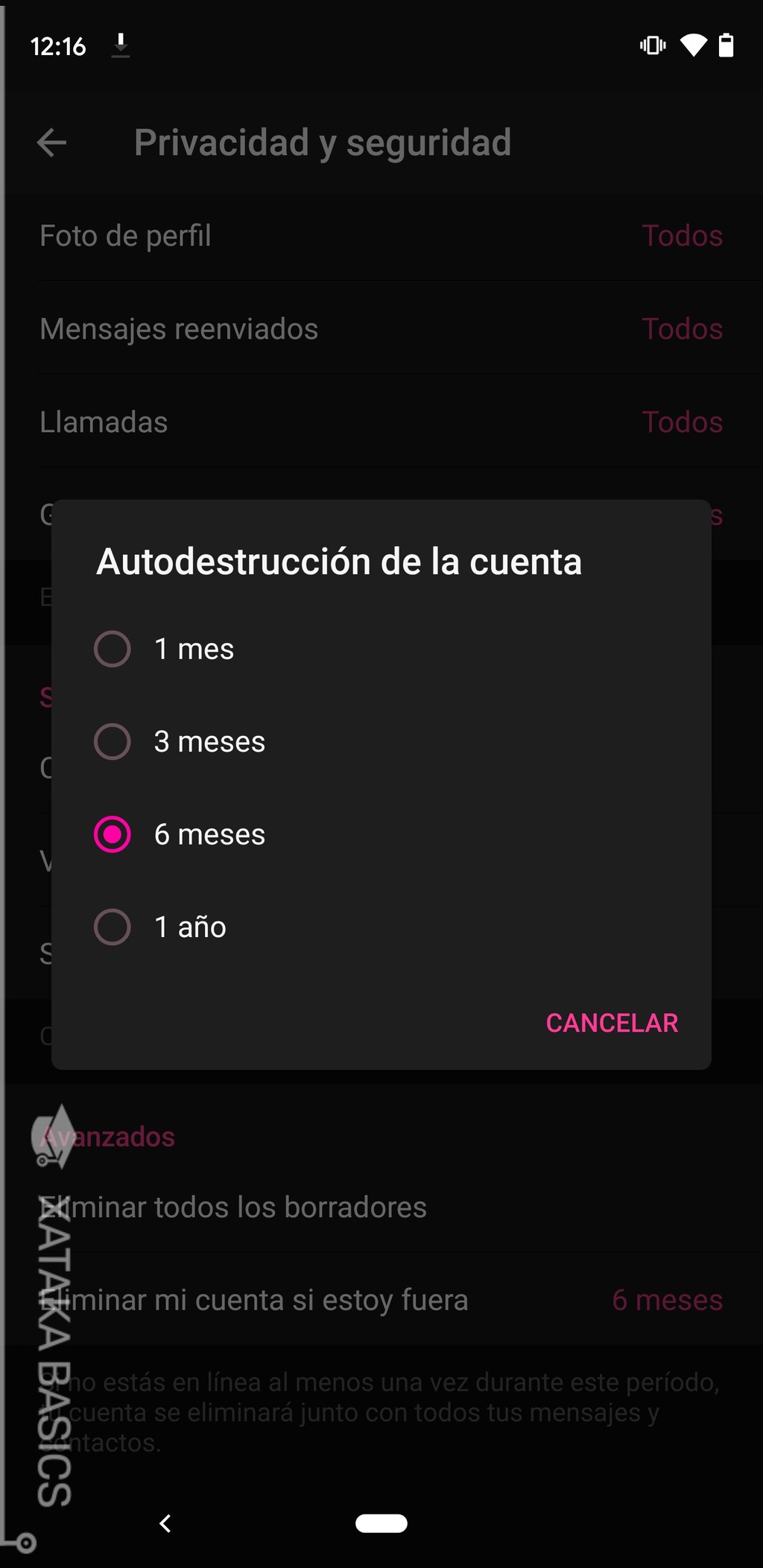 Cómo borrar y eliminar tu cuenta de Telegram para siempre