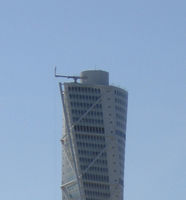 El Turning Torso de Calatrava en Malmö (Suecia)