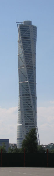 El Turning Torso de Calatrava en Malmö (Suecia)