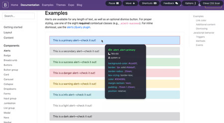 CSS Scan, una herramienta para inspeccionar y copiar el CSS de cualquier elemento con solo pasar el cursor