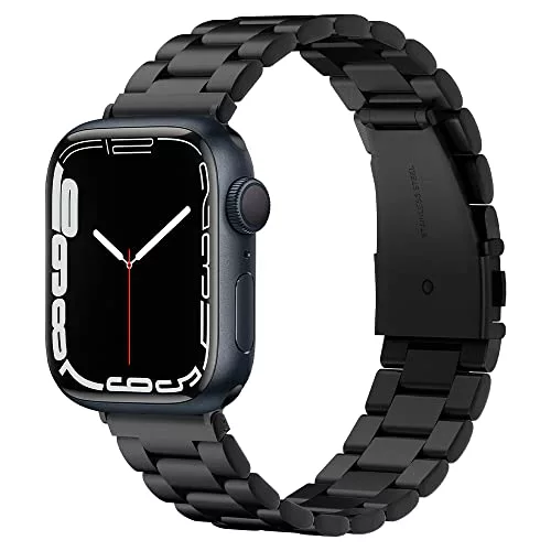 Spigen Correa Modern Fit Compatible con Apple Watch Series 10 42mm, Series 9/8/7/6/5/4/SE 41mm, 40mm - Negro