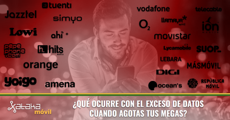 Qué ocurre si agoto los megas de mi tarifa: precios por defecto del exceso de datos y alternativas