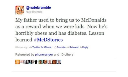 McDonalds y #McDStories, la campaña de Twitter que salió mal