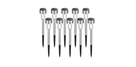 set de 10 luces solares