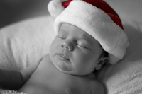 Fotos de bebés vestidos de Papá Noel