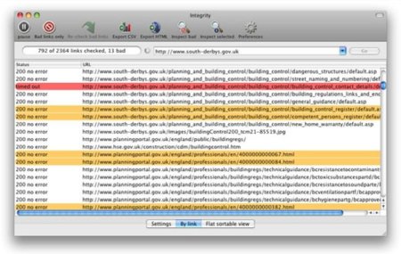 Buscando enlaces rotos dentro de una web con Integrity