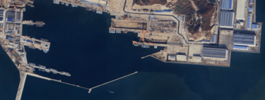 Imágenes por satélite no dejan dudas: China ha lanzado al mar una criatura submarina que desafía la ingeniería naval