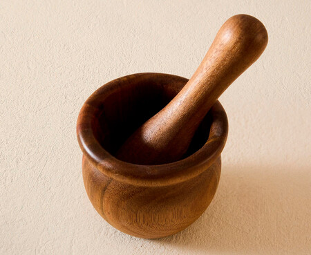 Mortero De Madera De Acacia