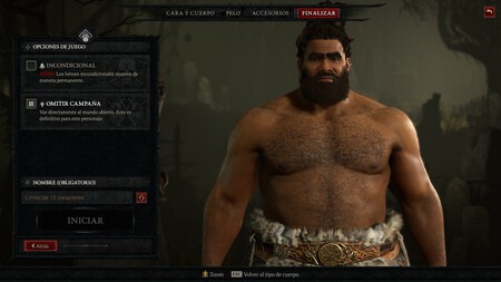 Diablo IV Nuevo personaje