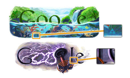 La trifuerza invade Google