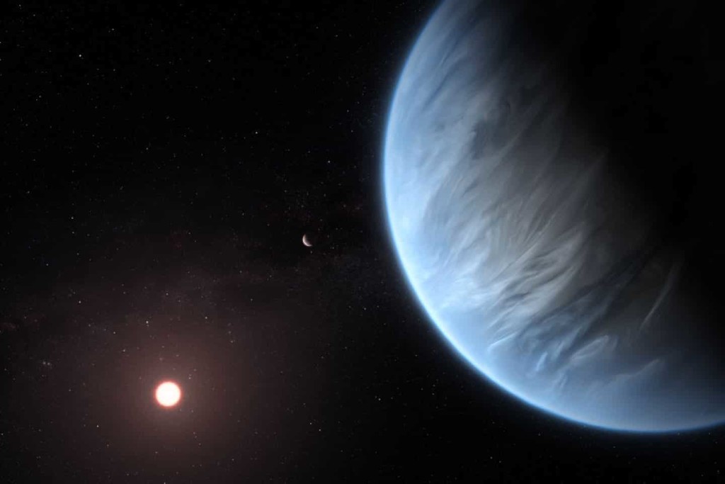 Hallan, por primera vez, agua en un exoplaneta situado en la 'zona habitable' de su sistema solar