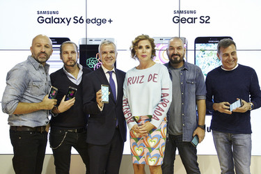 Samsung Galaxy S6 edge+ y Samsung Gear S2 se fusionan en MBFW Madrid con el mundo de la moda