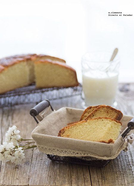 Bizcocho de claras y vainilla. Receta