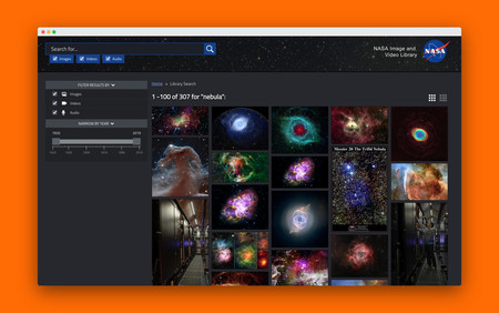 Utiliza este buscador de la NASA para acceder a su archivo con cientos de miles de fotografías, audios y vídeos