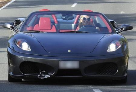 Paris Hilton Ferrari F430 Spider