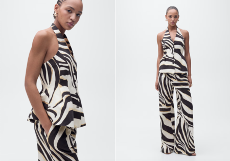 Look de cebra de Mango