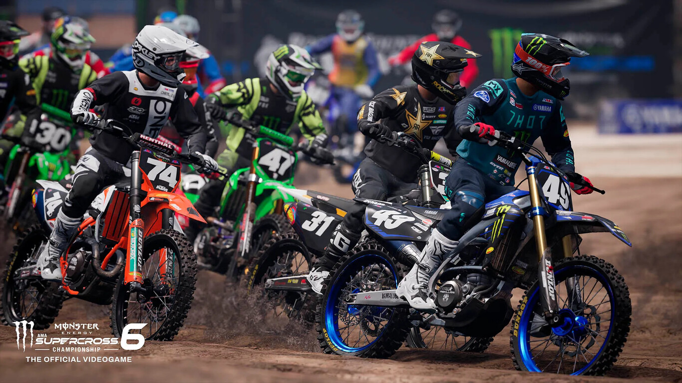 Probamos el Monster Energy Supercross 6: un simulador muy arcade para los fanáticos del barro