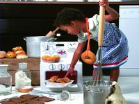 Cocinita de cartón reciclado