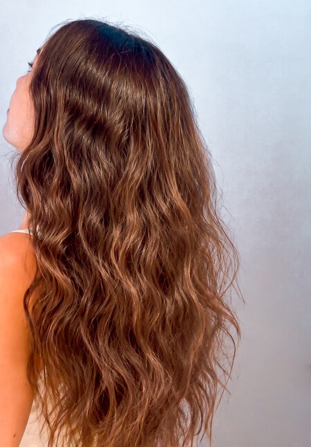 Peinar Ondas Naturales Pelo Ondulado Metodo Lavado Peinado Producto Fijador Sin Secar