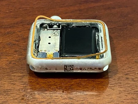 Apple Watchを外した状態