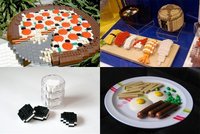 Hacer comiditas con piezas de Lego