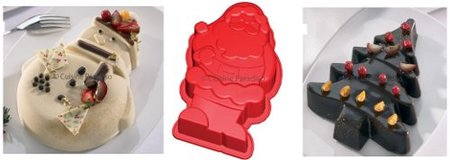 Moldes para hacer tartas muy navideñas