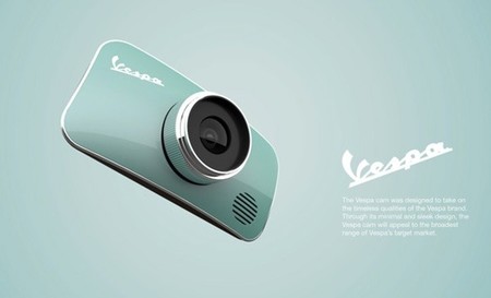 Cómo sería una cámara de fotos digital Vespa