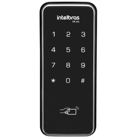 Fechadura Digital de Sobrepor Touch Screen FR 201 Intelbras
